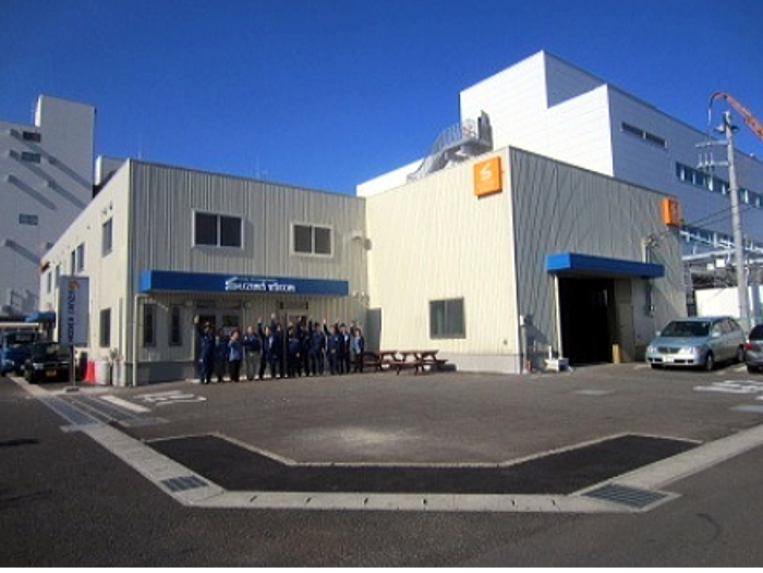 12月松戸市松飛台工業団地に新工場竣工（工場敷地　278坪）